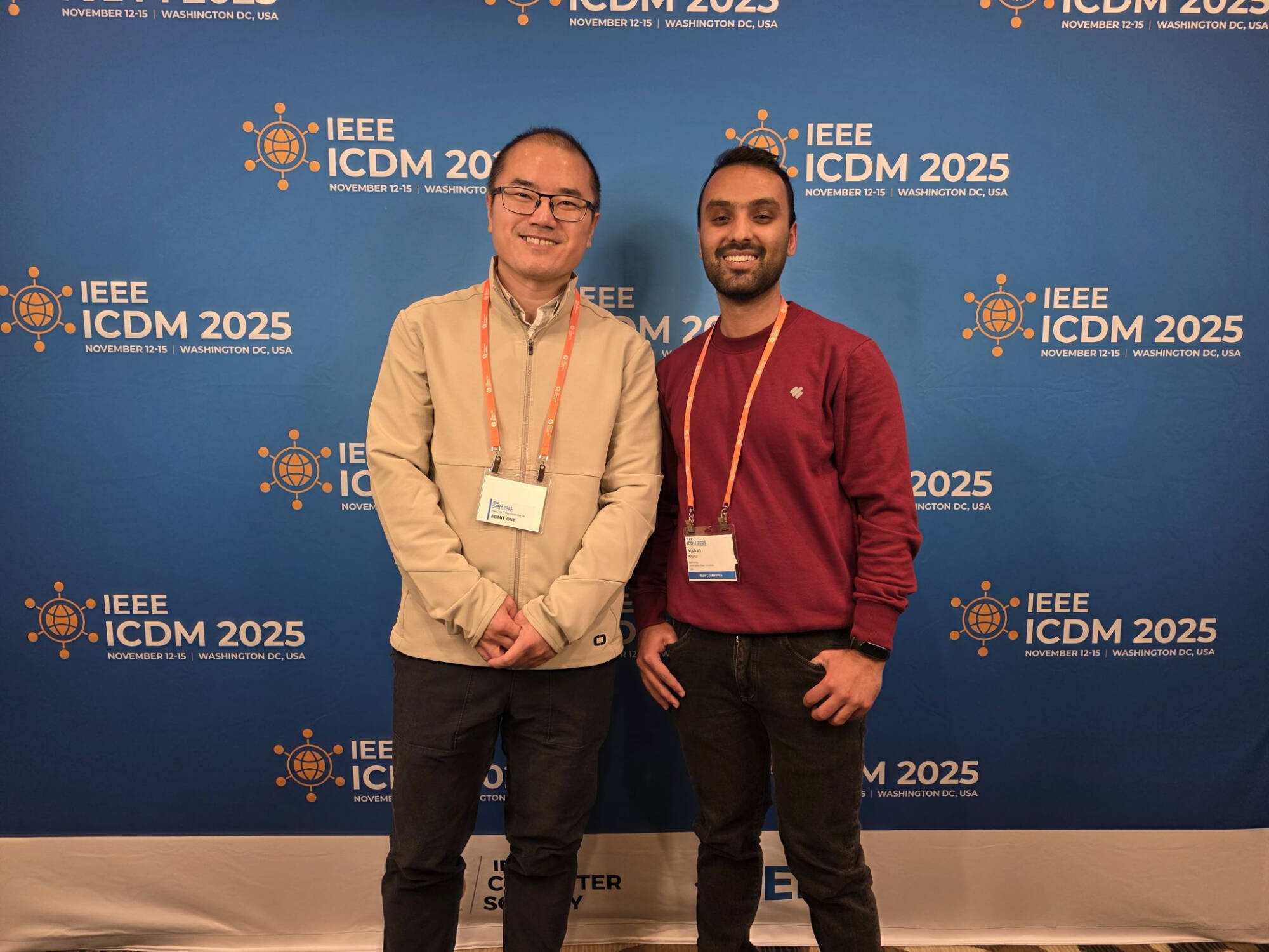 Nishan and Yong at ICDM 2025